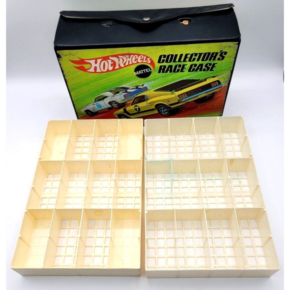 1969‎ MATTEL HOT WHEELS COLLECTORS RACING CASE With TRAYS Vintage - Picture 10 of 10